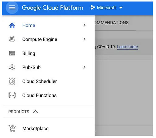 Create a Minecraft (PE)Bedrock Server in GCP